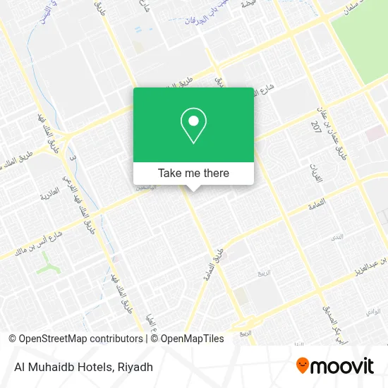 Al Muhaidb Hotels map