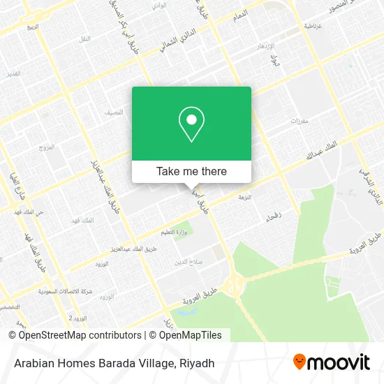 Arabian Homes Barada Village map