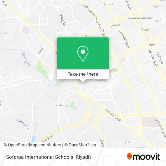 Sofaraa International Schools map