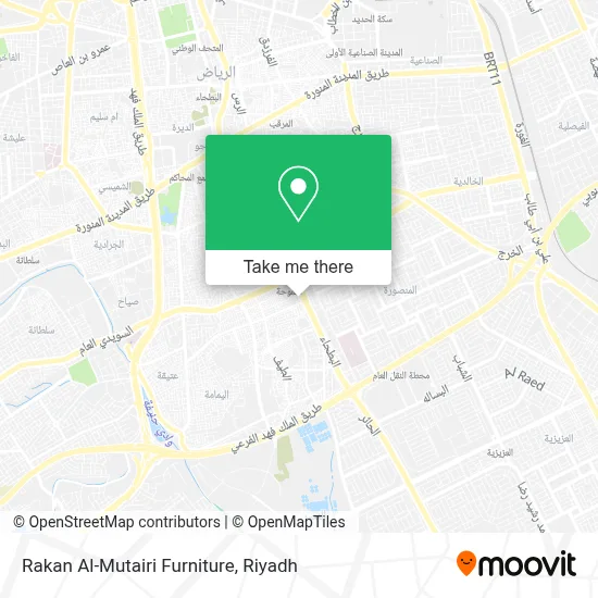 Rakan Al-Mutairi Furniture map