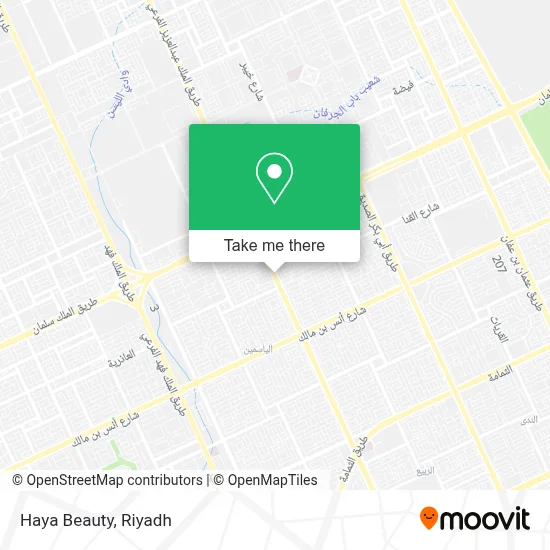 Haya Beauty map