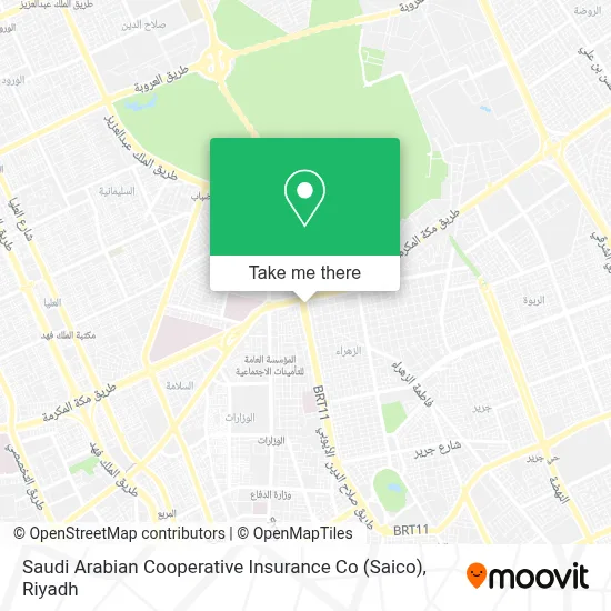 Saudi Arabian Cooperative Insurance Co (Saico) map
