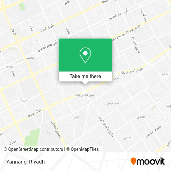 Yannang map