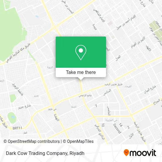 Dark Cow Trading Company map