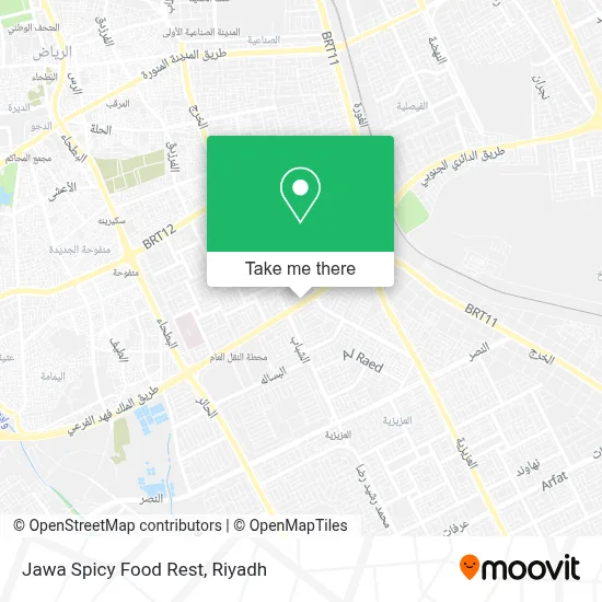 Jawa Spicy Food Rest map
