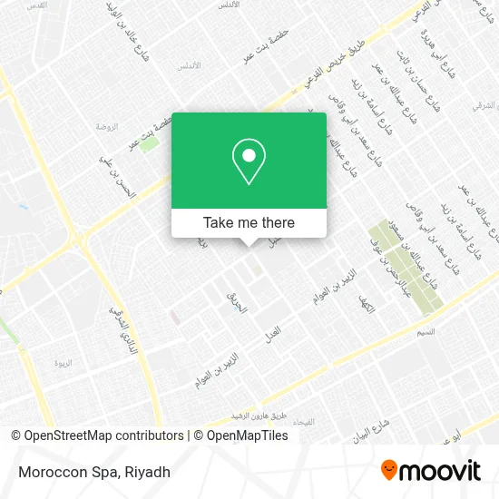 Moroccon Spa map