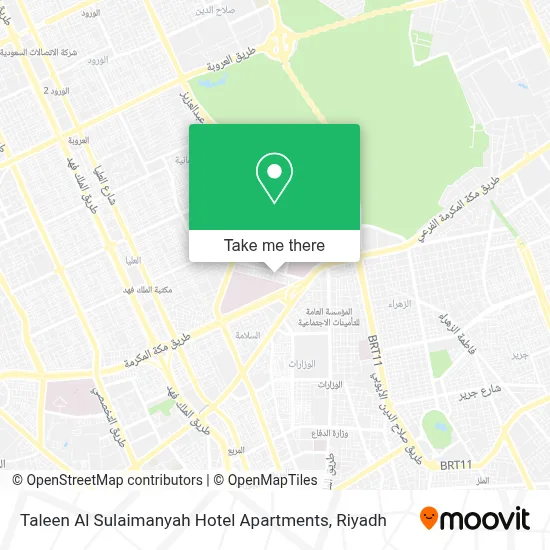 Taleen Al Sulaimanyah Hotel Apartments map
