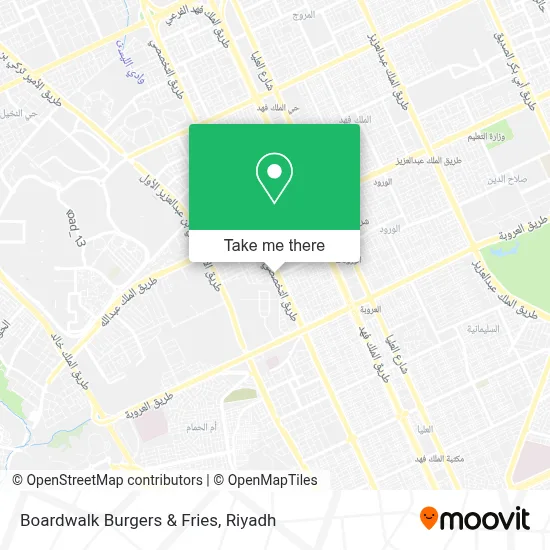 Boardwalk Burgers & Fries map