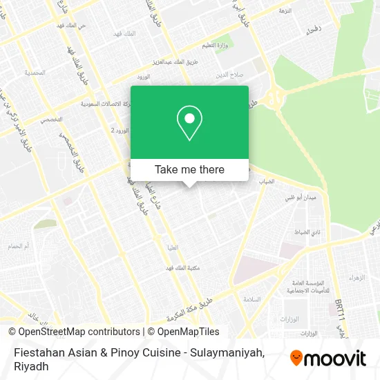 Fiestahan Asian & Pinoy Cuisine - Sulaymaniyah map