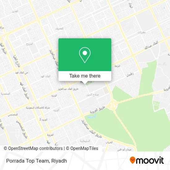 Porrada Top Team map