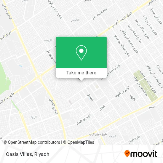 Oasis Villas map