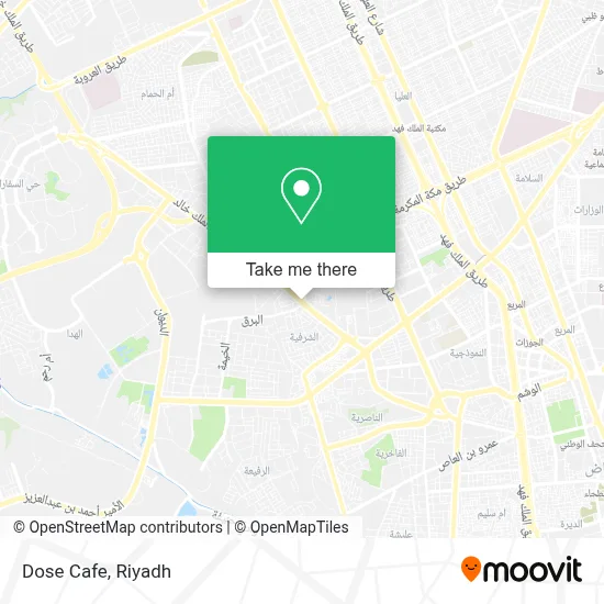 Dose Cafe map