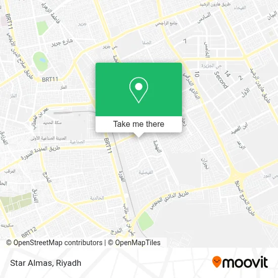 Star Almas map