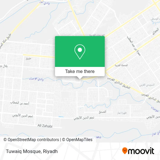Tuwaiq Mosque map