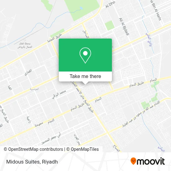 Midous Suites map