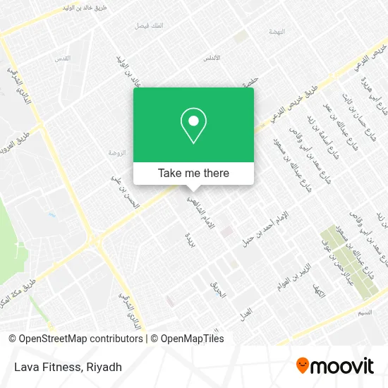 Lava Fitness map