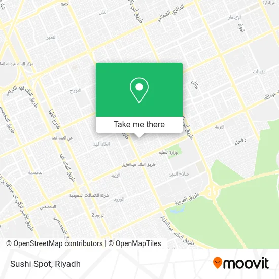 Sushi Spot map