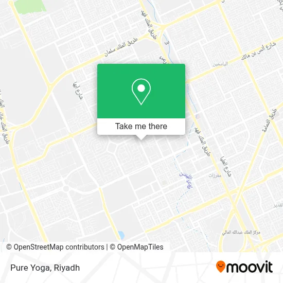 Pure Yoga map