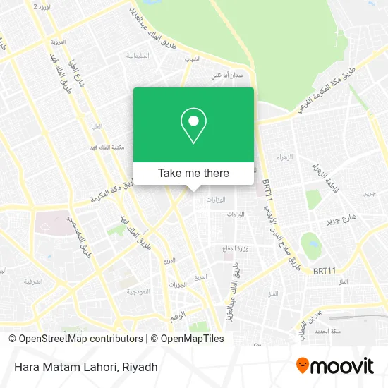 Hara Matam Lahori map