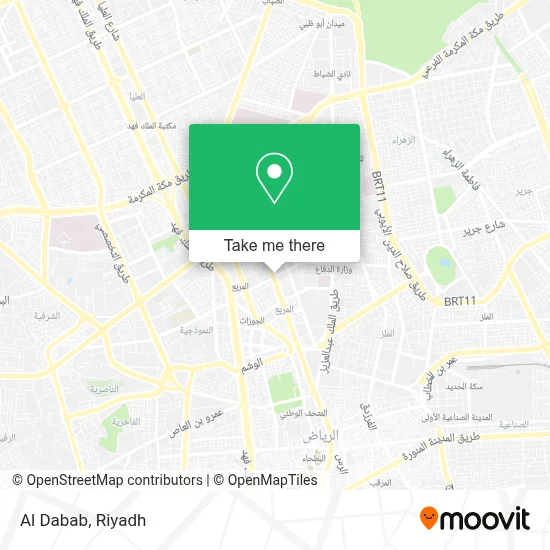 Al Dabab map