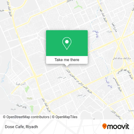 Dose Cafe map