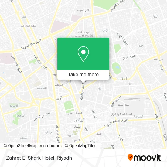 Zahret El Shark Hotel map