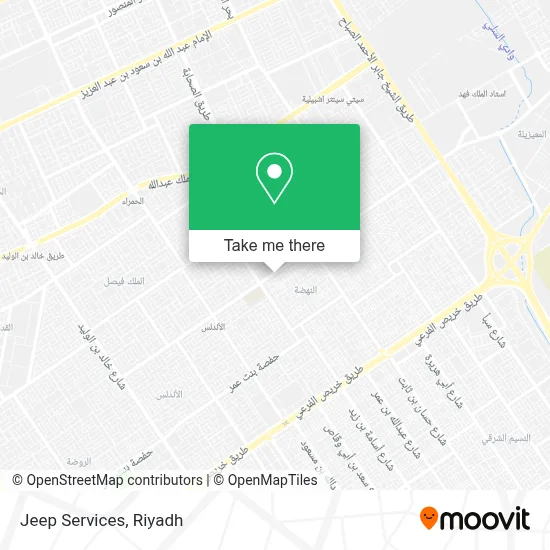 Jeep Services map