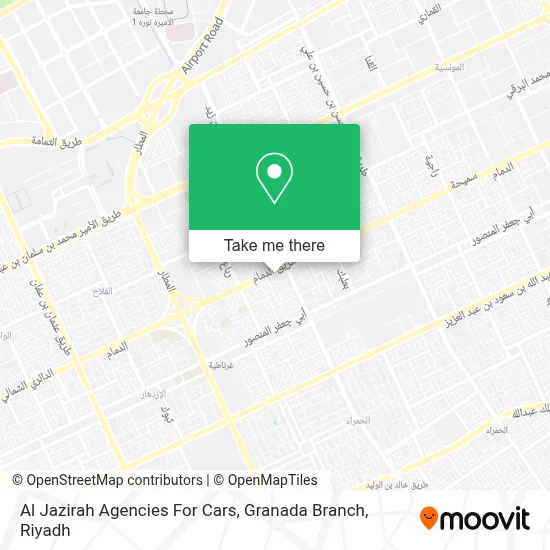 Al Jazirah Agencies For Cars, Granada Branch map