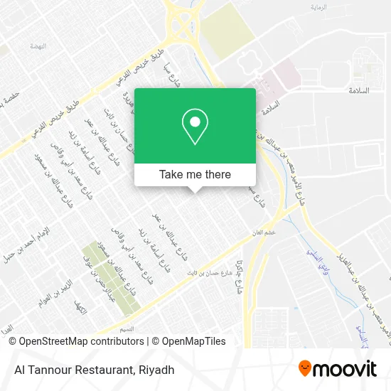 Al Tannour Restaurant map