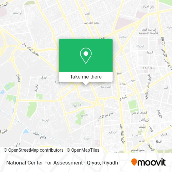 National Center For Assessment - Qiyas map