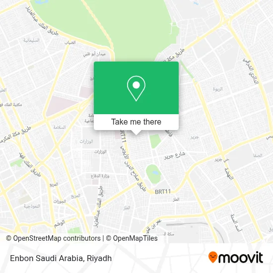 Enbon Saudi Arabia map