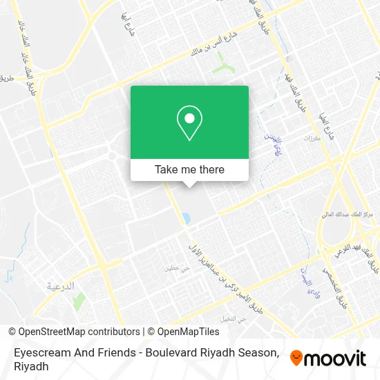 Eyescream And Friends - Boulevard Riyadh Season map