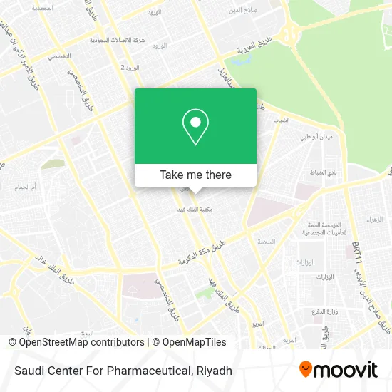 Saudi Center For Pharmaceutical map