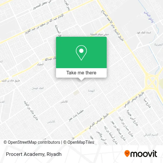 Procert Academy map