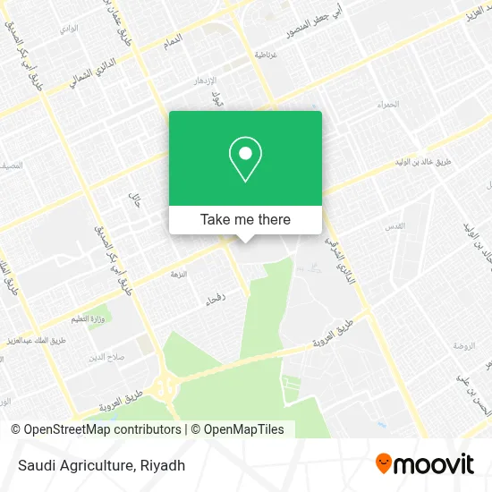 Saudi Agriculture map