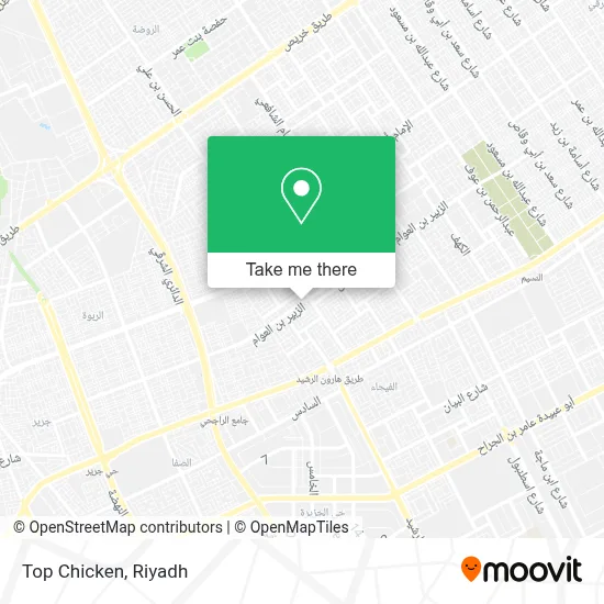Top Chicken map