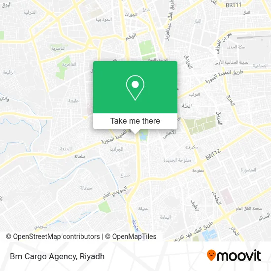 Bm Cargo Agency map
