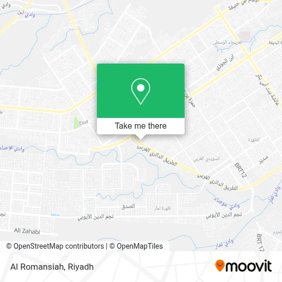 Al Romansiah map