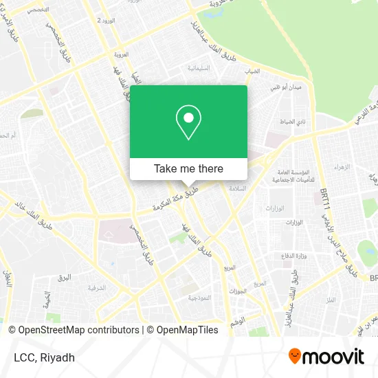 LCC map