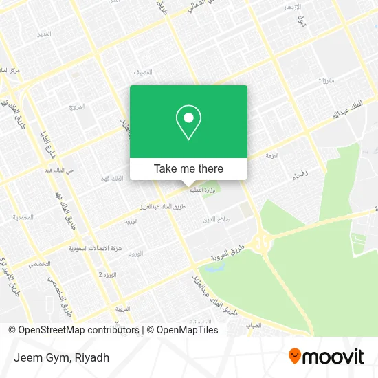Jeem Gym map