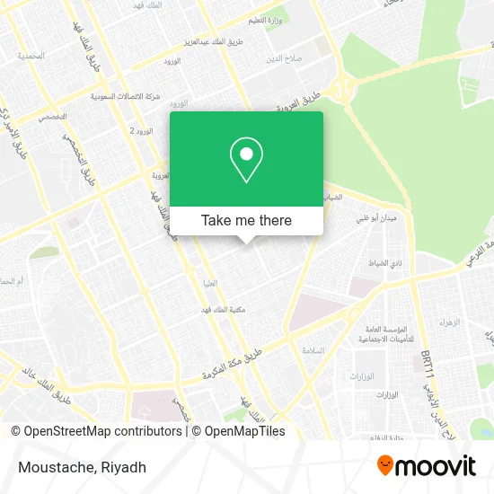 Moustache map