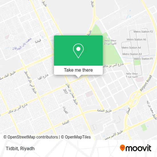 Tidbit map