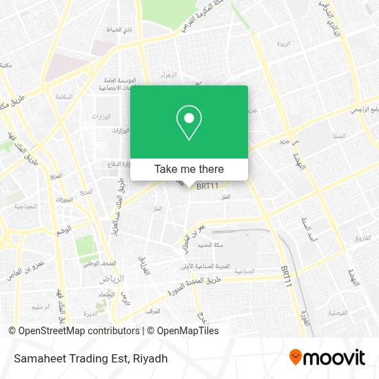 Samaheet Trading Est map