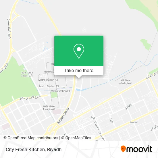 City Fresh Kitchen map