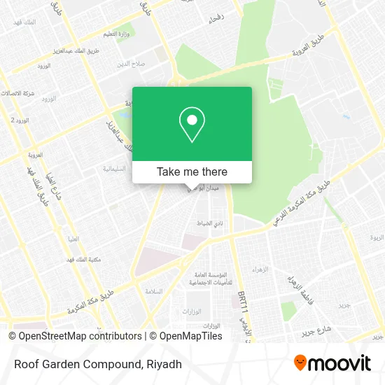 Roof Garden Compound map
