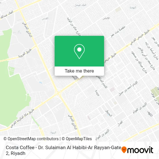 Costa Coffee - Dr. Sulaiman Al Habibi-Ar Rayyan-Gate 2 map
