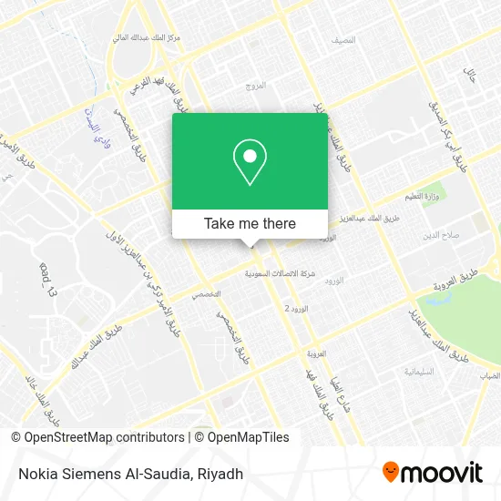Nokia Siemens Al-Saudia map