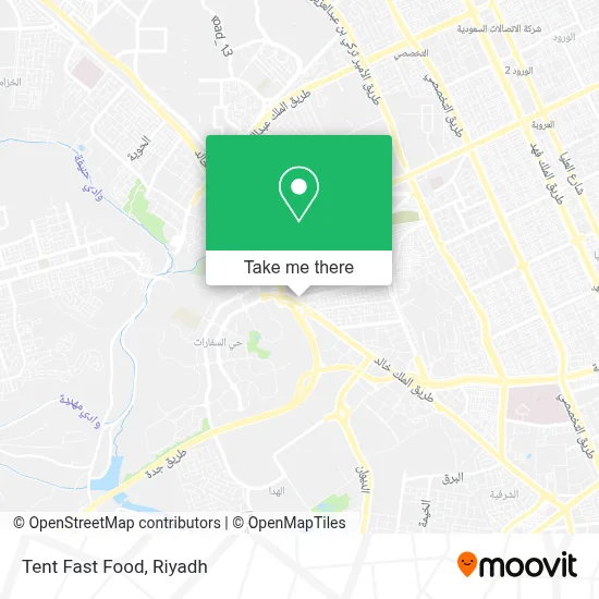 Tent Fast Food map