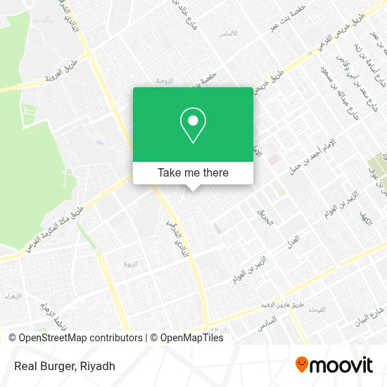 Real Burger map