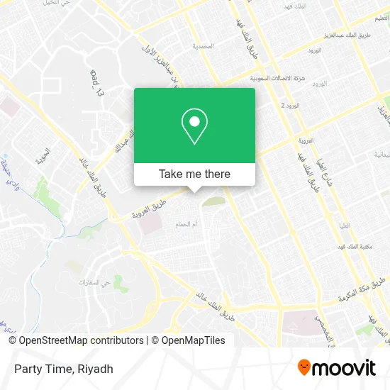 Party Time map